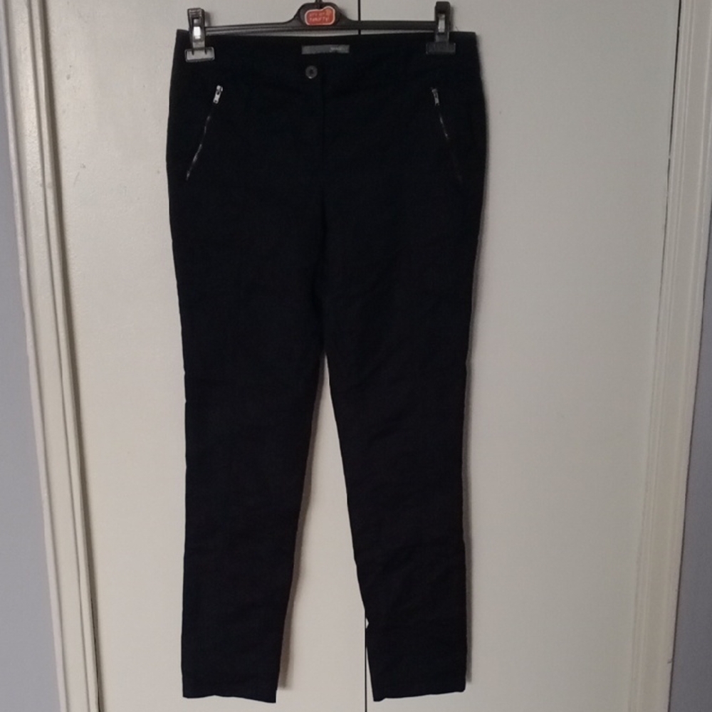 Smart Set Black Blue Ankle Cropped Jeans